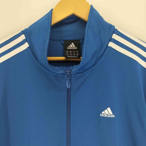 アディダス adidas 00S CLIMA LITE パフォーマンスロゴ刺繍 サイドライン メッシュ トラックジャケット 06年製 メンズ JPN:M